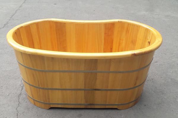 Hình ảnh minh họa bồn tắm gỗ